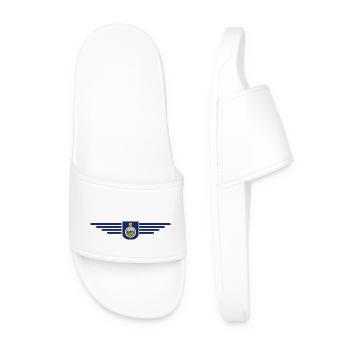 Kansas Fan T-Shirt – Your State! - Men’s Pool Sliders - white - Front