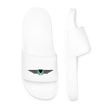 Fans des Bahamas : Design tropical - Claquettes Homme - blanc - Devant