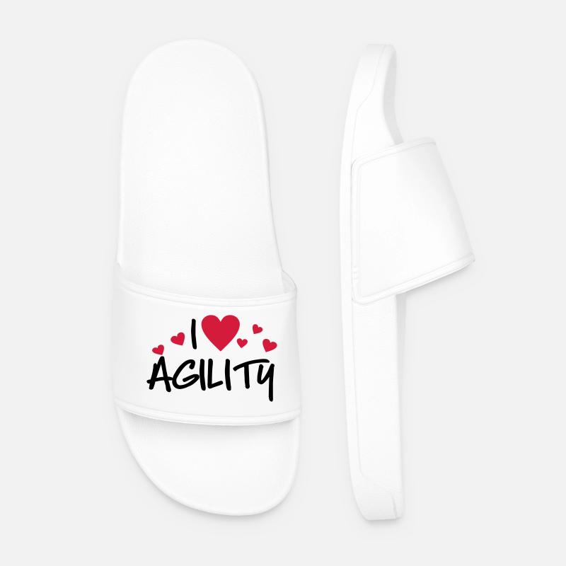 Agility - Men’s Pool Sliders - white