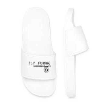 Fly fishing - Men’s Pool Sliders - white - Front