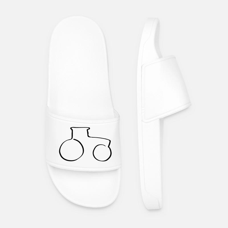 Line tractor - Men’s Pool Sliders - white