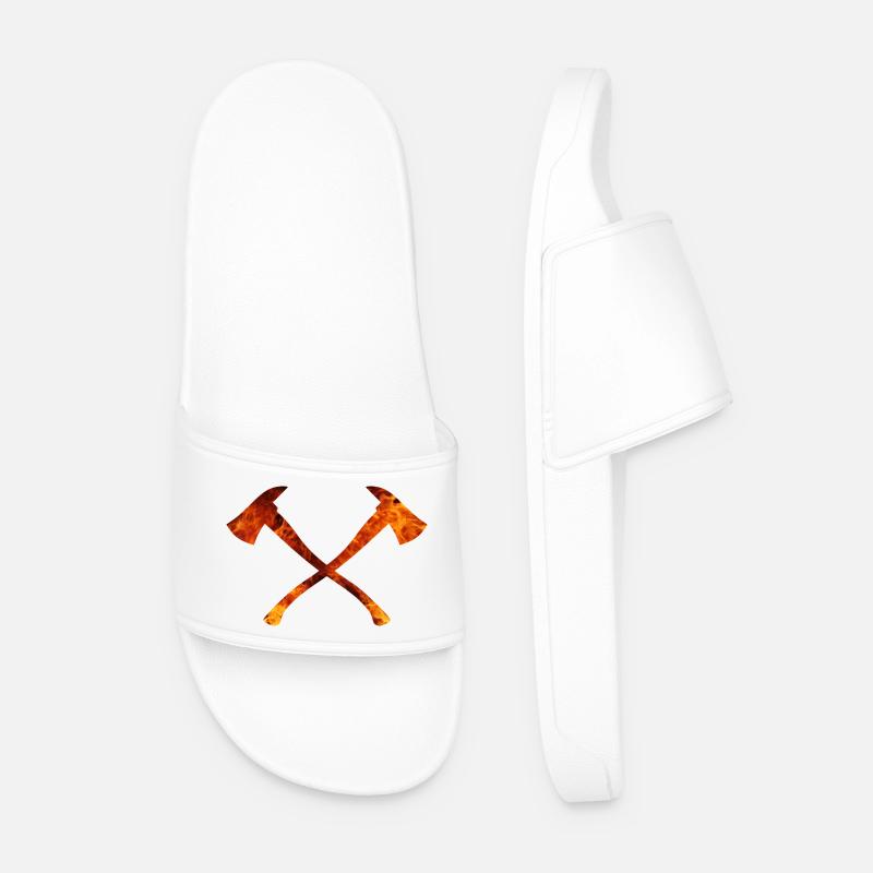 Fire brigade - Men’s Pool Sliders - white