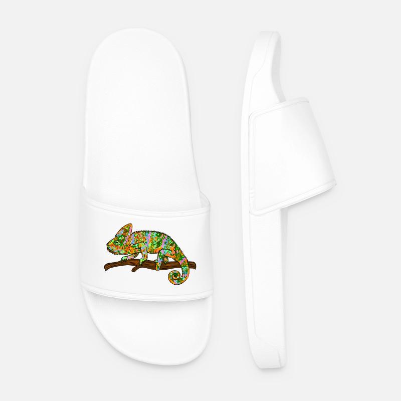 Chameleon - Men’s Pool Sliders - white
