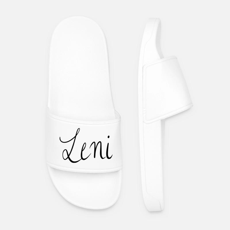 Leni - Männer Badelatschen - Weiß