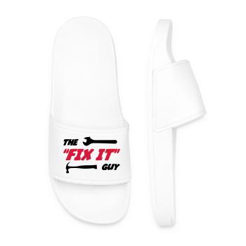 The "Fix it" Guy 🔨 - Claquettes Homme - blanc - Devant