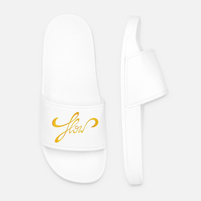 Flow - today everything is very easy - Men’s Pool Sliders - white