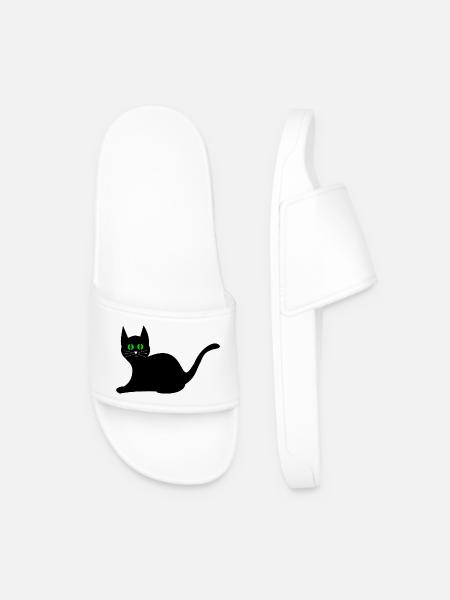 Kawaii Katze Kätzchen Kawaii - Männer Badelatschen - Weiß