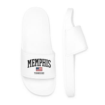 Drapeau de l’Arche de Memphis, Tennessee - Claquettes Homme - blanc - Devant