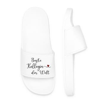 Best colleague in the world - Men’s Pool Sliders - white - Front