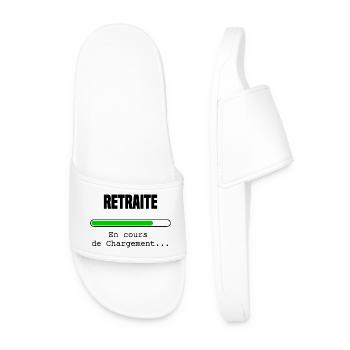 Retraite en cours de chargement - Claquettes Homme - blanc - Devant