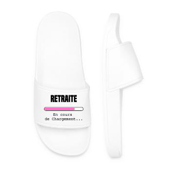 Retraite en cours de chargement - Claquettes Homme - blanc - Devant
