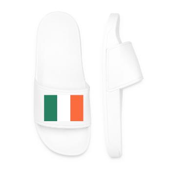 Affichez vos couleurs – Irlande - Claquettes Homme - blanc - Devant