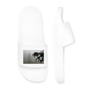Magie du cône de la forêt nuageuse / Feldberg - Claquettes Homme - blanc - Devant