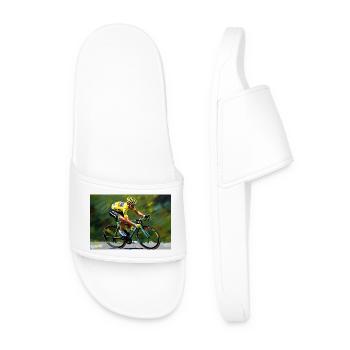 Puissance de la pédale : cycliste professionnel - Claquettes Homme - blanc - Devant
