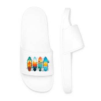 Surfboards - Men’s Pool Sliders - white - Front