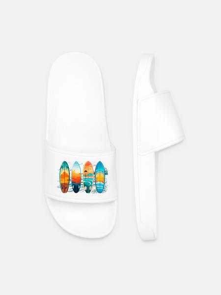 Planches Surf - Claquettes Homme - blanc