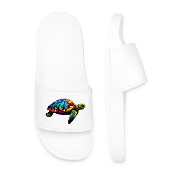 Turtle - Men’s Pool Sliders - white - Front