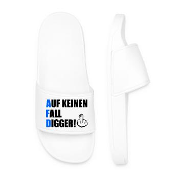 Definitely not digga - Men’s Pool Sliders - white - Front