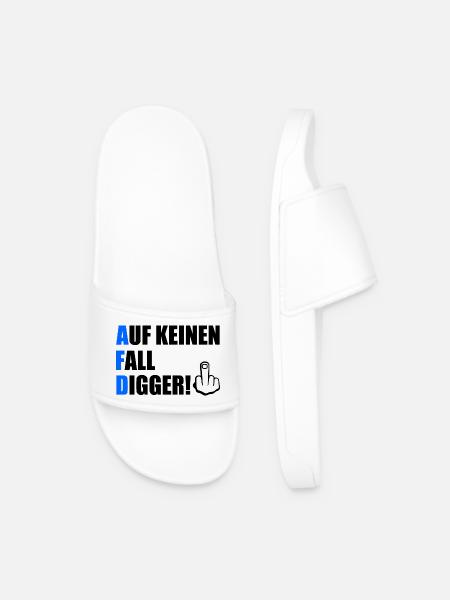 Definitely not digga - Men’s Pool Sliders - white
