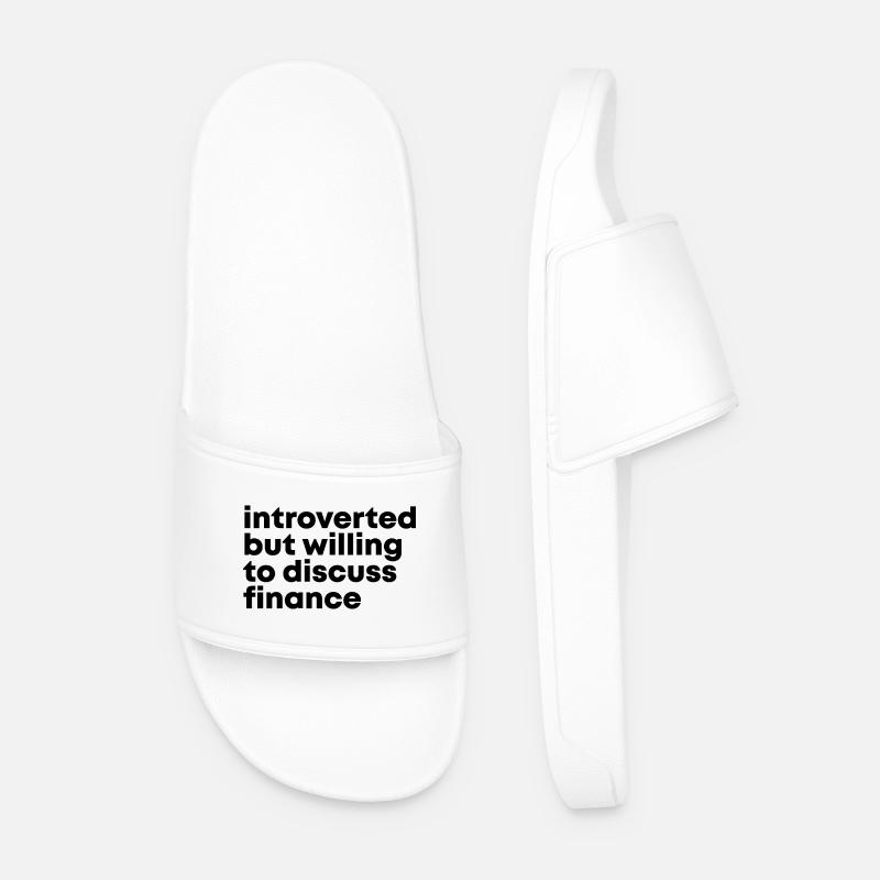 finance - Claquettes Homme - blanc