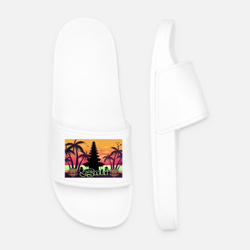 BALI - Men’s Pool Sliders - white