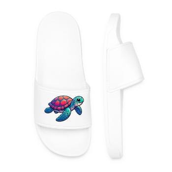 Turtle - Men’s Pool Sliders - white - Front