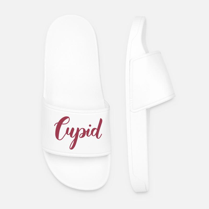 Cupid - Men’s Pool Sliders - white