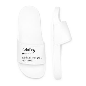 Adulting - Claquettes Homme - blanc - Devant