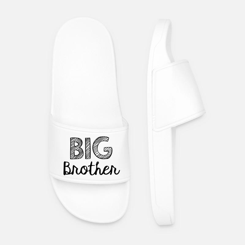 großer Bruder - Männer Badelatschen - Weiß