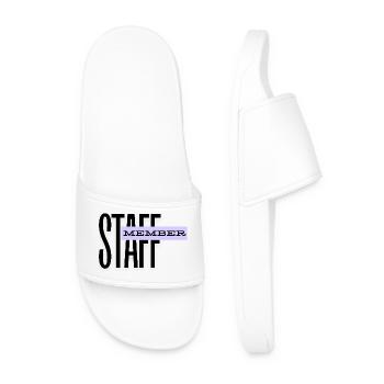 STAFF Member - Team Personnel - ORGA - Staff - Men’s Pool Sliders - white - Front