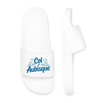 Col d’Aubisque Art ludique de l’escalade - Claquettes Homme - blanc - Devant