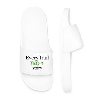 Un scénario vert inspirant que chaque sentier raconteDesign - Claquettes Homme - blanc - Devant