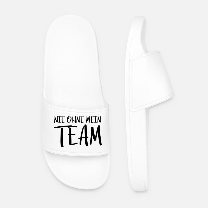 Mein Team - Männer Badelatschen - Weiß