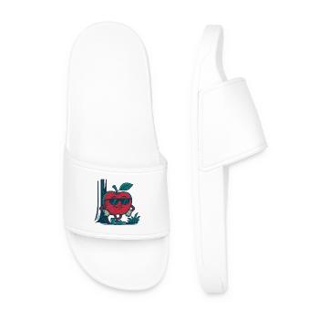 Equaled apple - Men’s Pool Sliders - white - Front