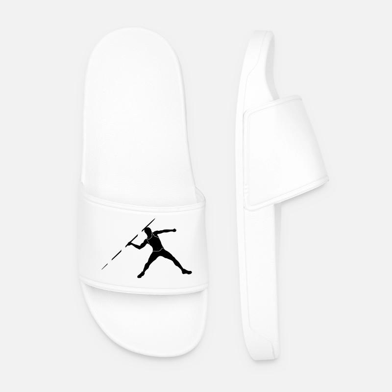 Speerwerfer - Männer Badelatschen - Weiß