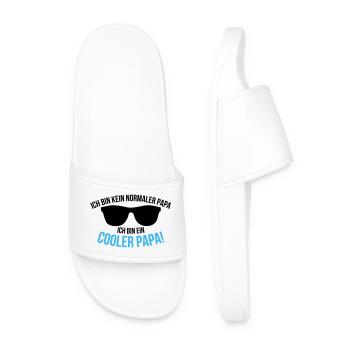 I'm a cool dad saying - Men’s Pool Sliders - white - Front