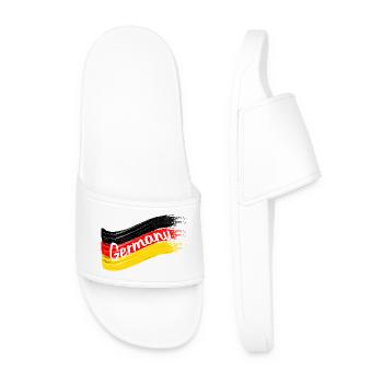 German flag - Men’s Pool Sliders - white - Front