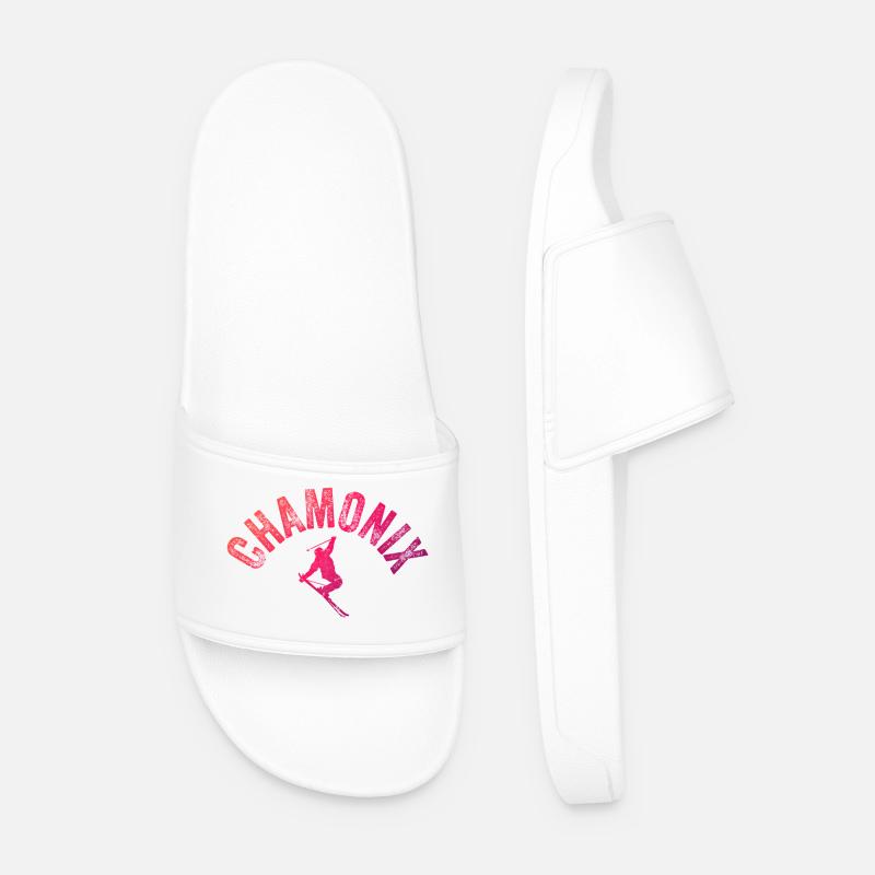 Chamonix Arch Skier Gradient - Männer Badelatschen - Weiß