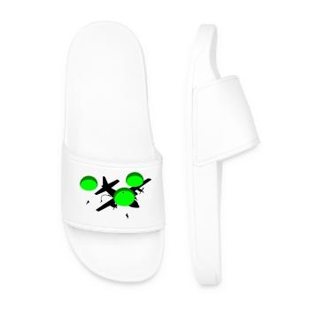 parachutiste - Claquettes Homme - blanc - Devant
