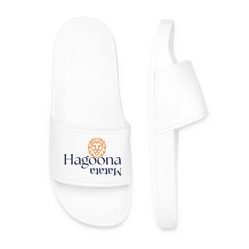 GIUDAN Jugendwort 25 Collection: Hagoona Matata  - Männer Badelatschen - Weiß - Vorne