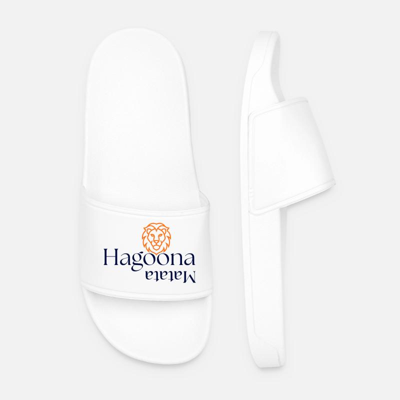 GIUDAN Jugendwort 25 Collection: Hagoona Matata  - Männer Badelatschen - Weiß