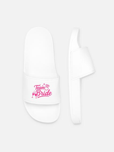 Équipe Mariée Diamant Rose - Claquettes Homme - blanc