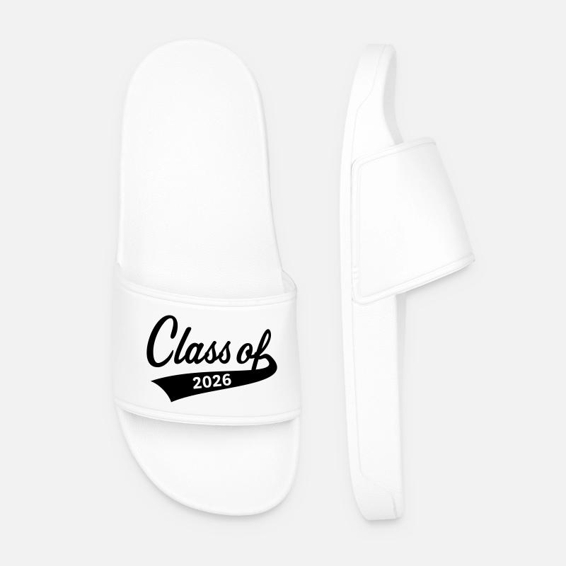 Class Of 2026 (Graduating Class B) - Men’s Pool Sliders - white