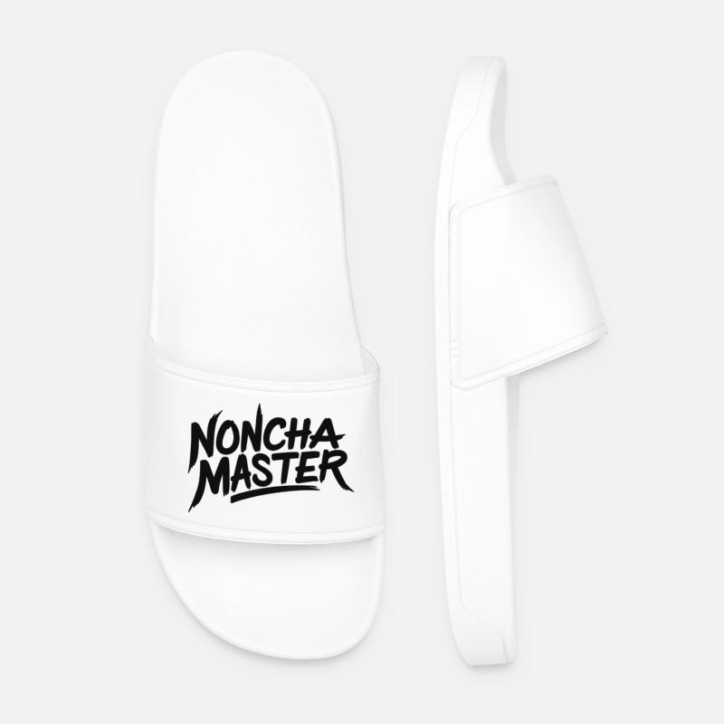 Noncha-Meister - Männer Badelatschen - Weiß