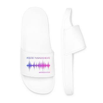 Podcast Histoire de la musique - Claquettes Homme - blanc - Devant