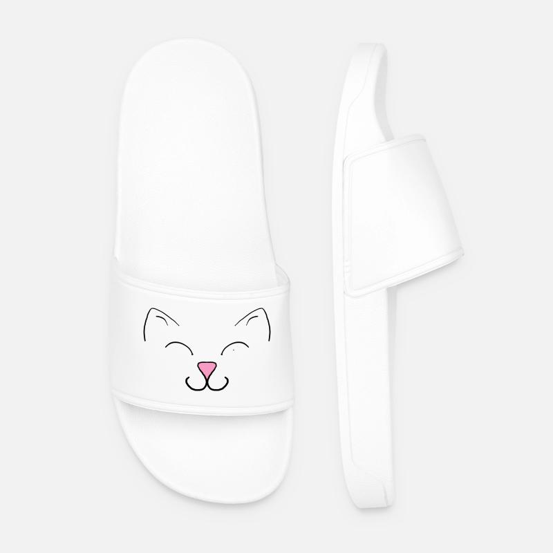Cat - Men’s Pool Sliders - white