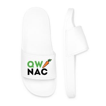QW NAC Carrot – Green Accent for Insiders - Men’s Pool Sliders - white - Front