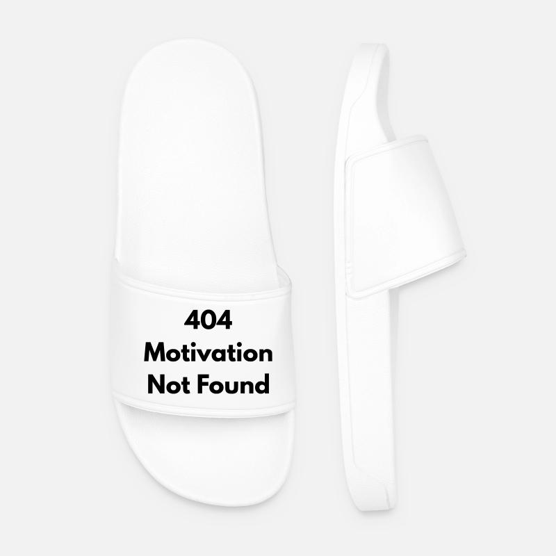 404 motivation not found - Men’s Pool Sliders - white