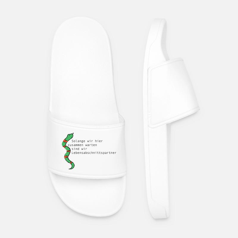 LEBENSABSCHNITTSPARTNER - Männer Badelatschen - Weiß