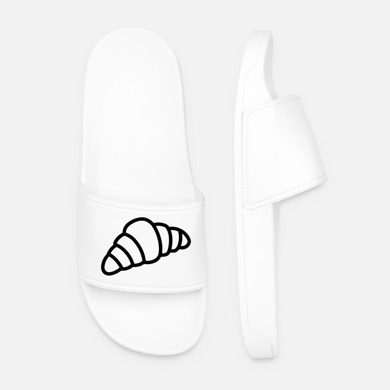 crescent - Men’s Pool Sliders - white